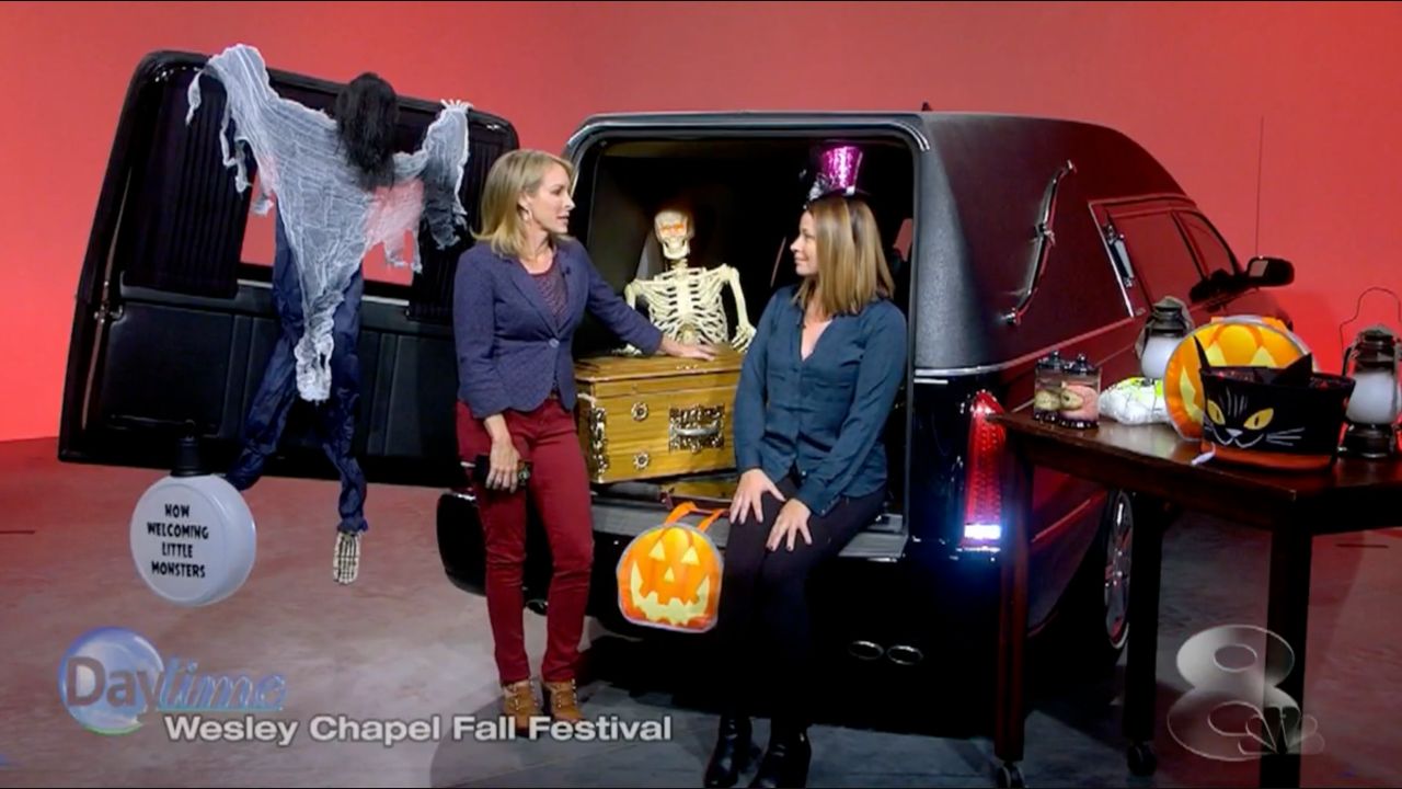 Simply Promotions featured on Daytime - Wesley Chapel Fall Festival segment